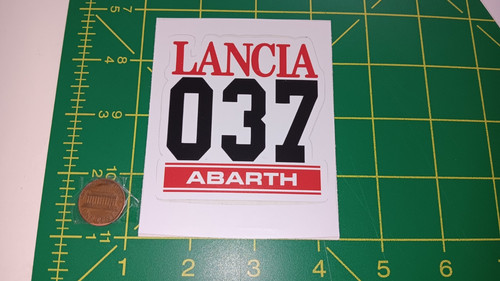 Peel and stick lancia - stick, vintage